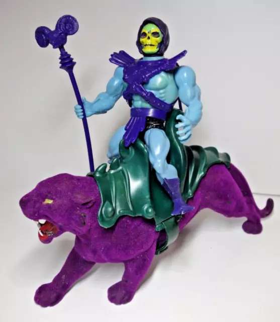 Masters Of The Universe Skeletor Panthor 1982 Actionfigur Vintage He Man Motu