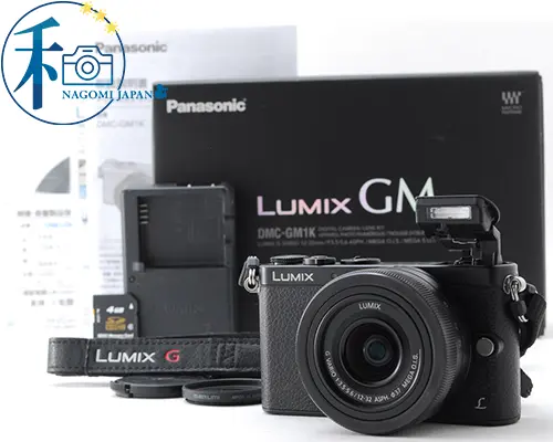 [N MINT in box] Panasonic Lumix DMC-GM1 black Digital Camera 12-32mm Lens JAPAN