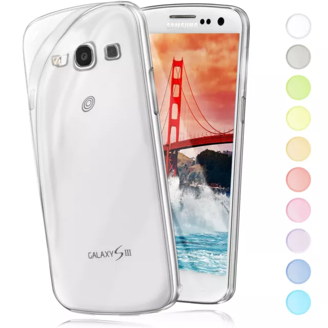 Coque pour Samsung Galaxy S3 Silicone Housse de Protection Étui Transparent