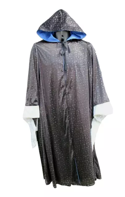 Costume Robe Hood Sleeves Cosplay Cloak LOTR GOT Harry Potter Black Stars Moons