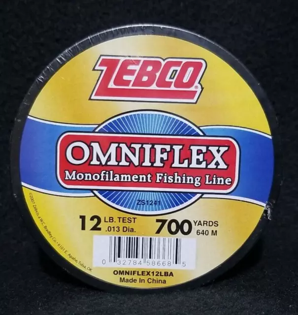 FISHING LINE ZEBCO Omniflex 10 Lb Test 700 Yards Monofilament $4.00 -  PicClick
