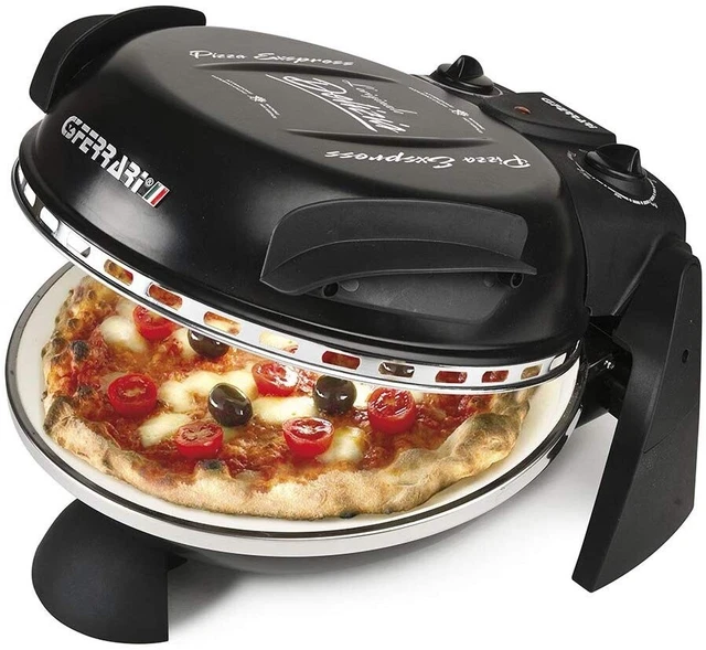 G3 Ferrari G10006 Delizia Pizzamacher Pizzamaker Miniofen SCHWARZ 1200 Watt