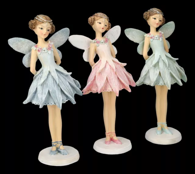 Traum Fées Chiffres 3er Lot Elfe Fantaisie Figurine Décorative Chaque 20cm 2