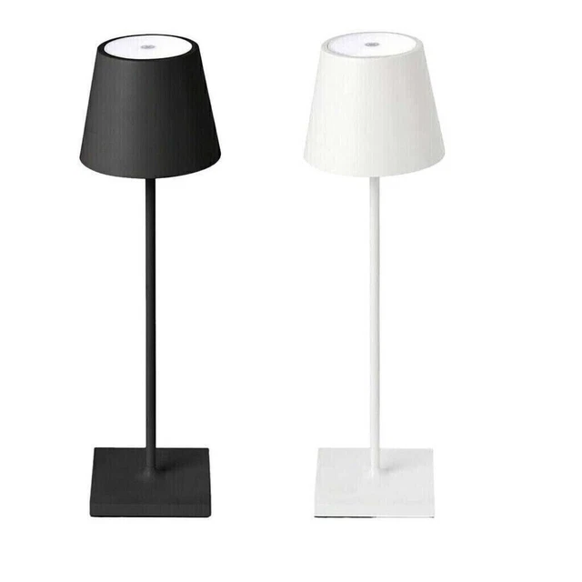 Lampada Da Tavolo Led  Ricaricabile Usb Per Bar Ristoranti  Poldina Touch Dimmer