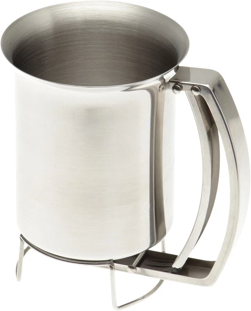 Pancake Batter Dispenser- Gourmet Stainless-Steel Pourer- Perfect for Baking ...