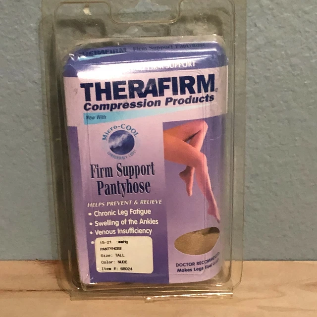 Manguera de pantizas Therafirm Compression Products soporte firme color desnudo talla alta