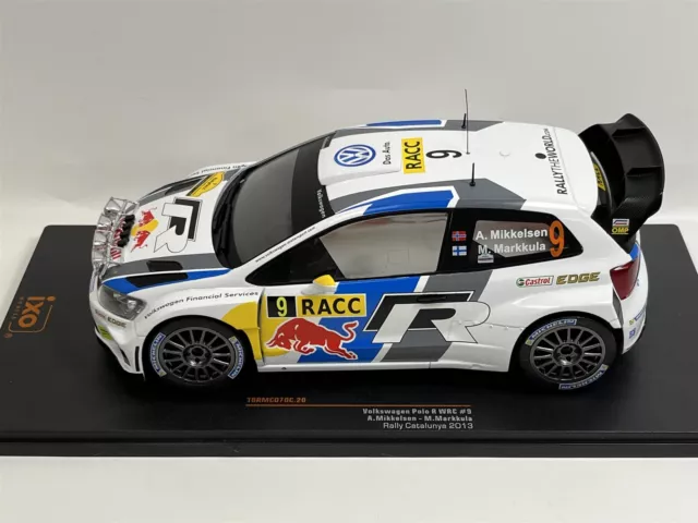 VW Polo R WRC #9 A Mikkelsen M Markkula Nuit Version 1:18 IXO 18RAC070C 3