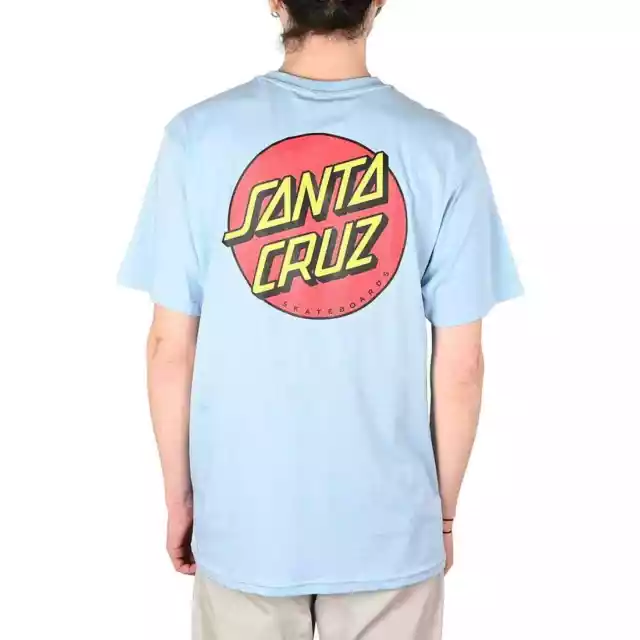 Santa Cruz Classic Dot Chest S/S T-Shirt - Sky bleu