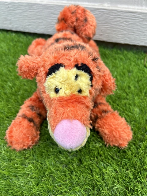 Disney Store 15" Lying Down Tigger Shaggy Plush Plushie Stuffed Animal