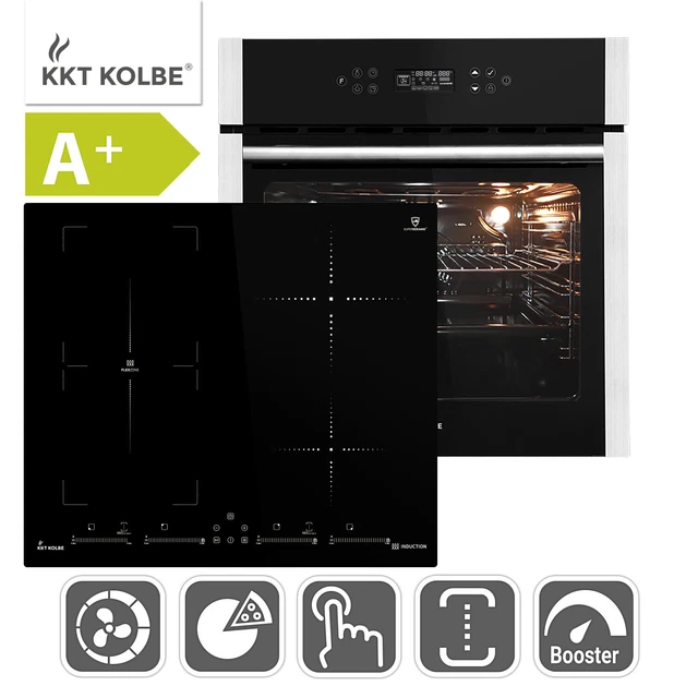 Cuisinière: 60cm Four encastrable EB8313ED + 59cm Plaque Induction IND5901FZ
