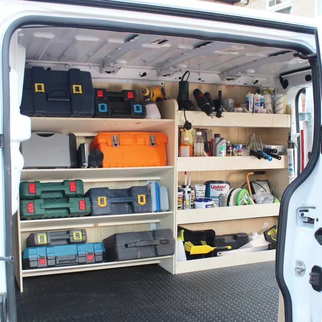 Renault Trafic traffic SWB 2015+ Double Van Racking & Toolbox Storage Shelving