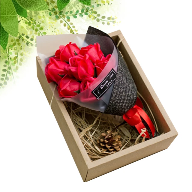 Cajas de favores de boda ramo de aceite esencial con aroma a pétalo de rosa boda
