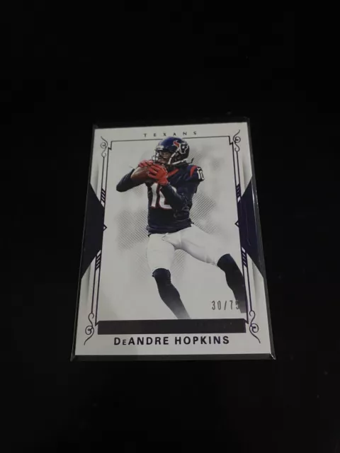 Deandre Hopkins 2017 National Treasures /75 Football Card Texans 30