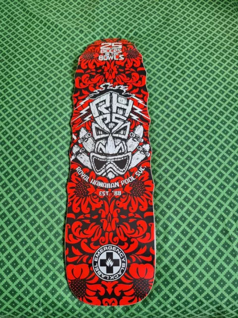 Skateboard Deck Black Label x Royal Hawaiian Pool Service