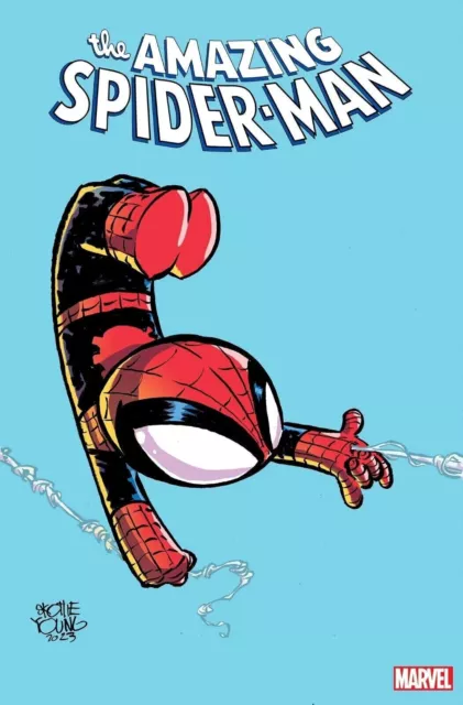 Amazing Spiderman #25 Skottie Young Variant Marvel Comic 1st Print 2023 NM