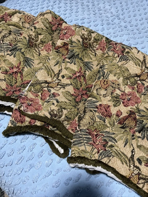 LOTE DE 5 TAPIZ DE MONO JUNGLA LORO ELEFANTE CENEFA ORUGA SPRINGMAID 50x21