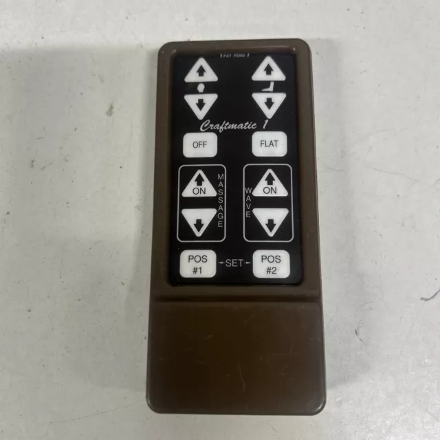 Craftmatic legacy discount remote control