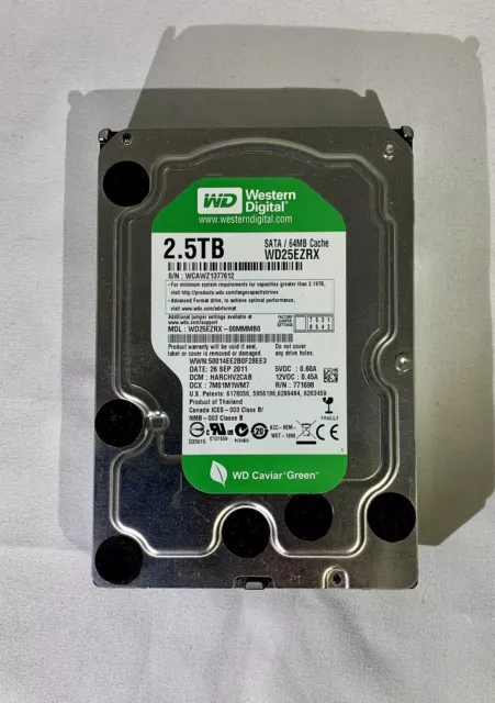 ❇️ Western Digital Caviar Green 2TB, 3.5 Zoll SATA, 64MB Cache WD20EARS HDD ❇️