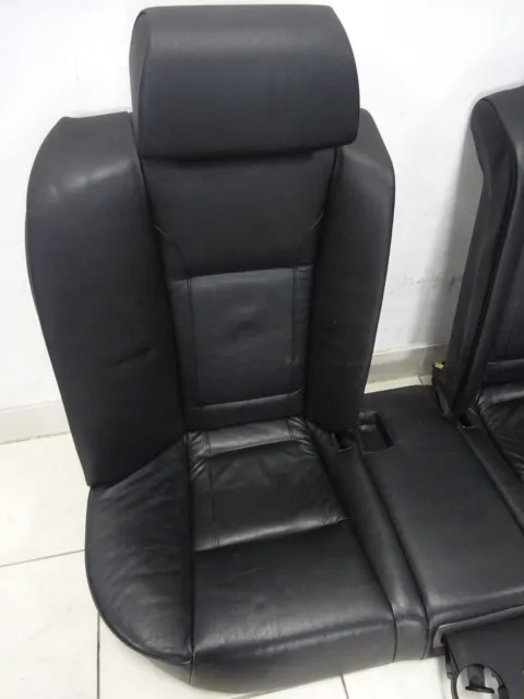 Siège Arrière BMW E65 Banquette Arrière Isofix plein Cuir Club Noir 3