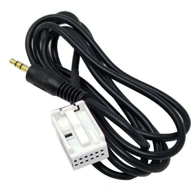 vhbw cavo adattatore audio AUX per autoradio (100 cm) compatibile con Alpine CDE-111R/RM, CDE-112Ri, CDE-103BT, CDE-104BTi - USB