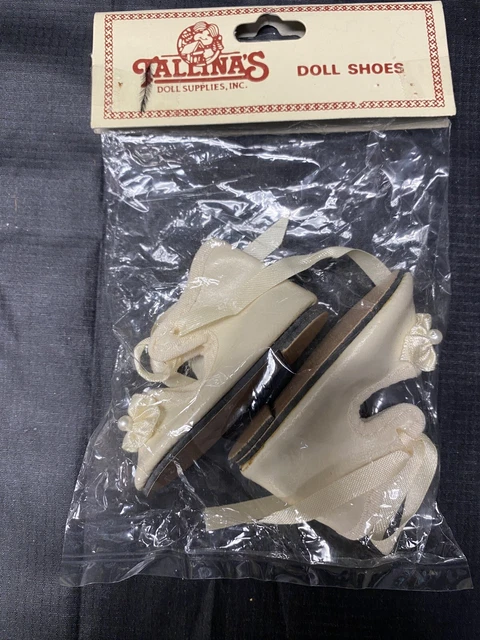 Vintage Unique Sealed NOS Doll Shoes For Bisque or Old Style Doll