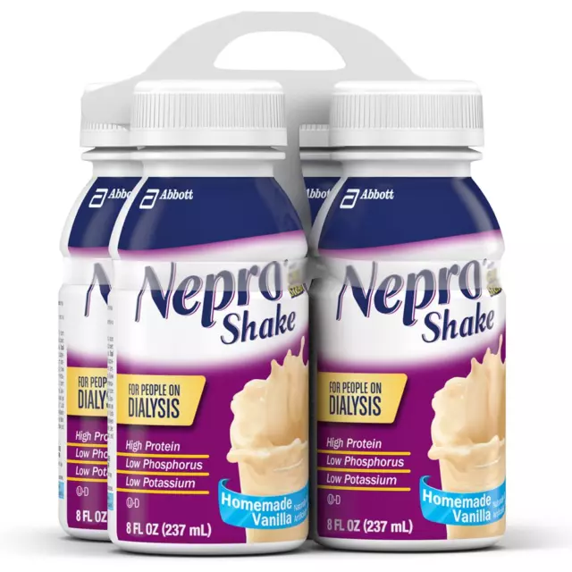 Nepro Nutrition Shake for People on Dialysis, with 19 Grams of Protein, 420 Calo