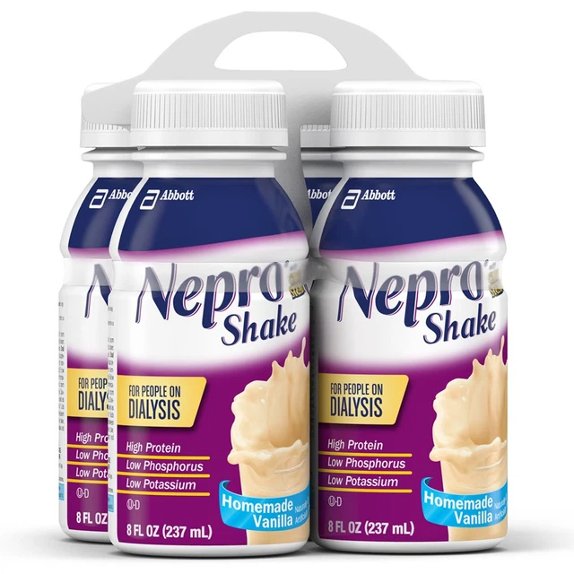 Nepro Nutrition Shake for People on Dialysis with 19Grams of Protein 420Calories