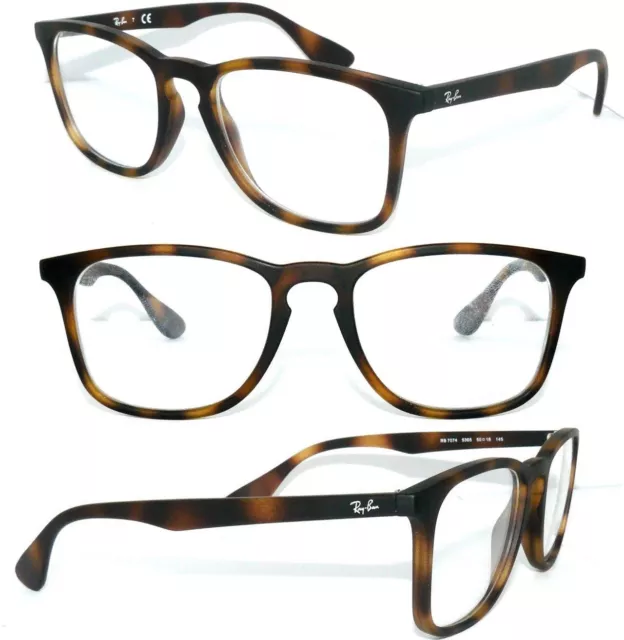 RAY BAN OCCHIALI Marrone Opaco Rb 7074 5365 52 Taglie 4278 Donna