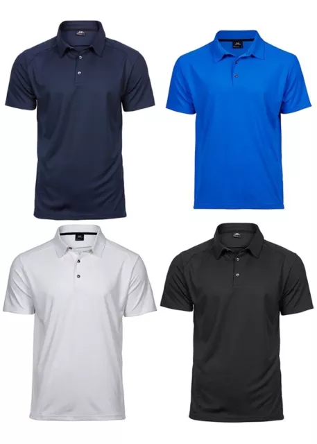 Tee Jays Herren Sport Poloshirt Polohemd Shirt mit Kragen Übergrößen