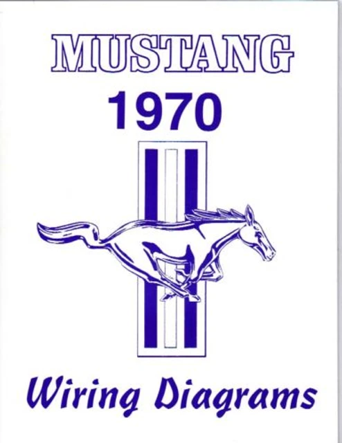 FORD MUSTANG MACH 1 Grande 1970 Wiring Diagram Schematic B/W pdf £4.82