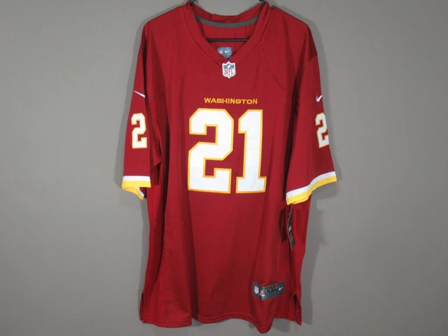 NWT Sean Taylor #21 Washington Redskins Commanders Jersey Burgundy Size 2XL