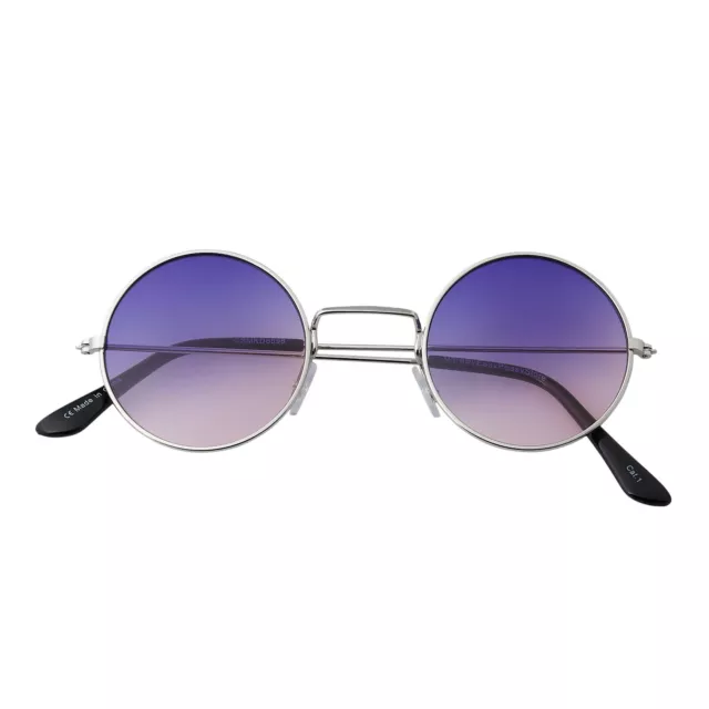 Small Purple to Pink John Lennon Style Round Sunglasses Adults Men Women Glasses 2