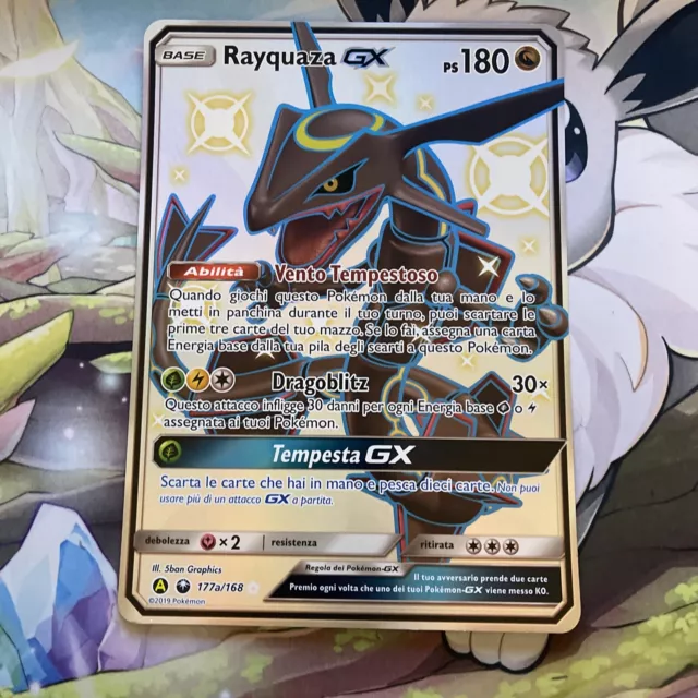 Pokemon Rayquaza Gx Shiny Promo Oversize Sol E Lua Destinos