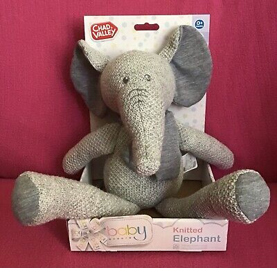 Chad Valley CHAD VALLEY BABY  White Elephant Sleeping Elephant Plush Soft Toy Rare 