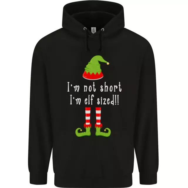 Felpa con cappuccio da uomo divertente da uomo 80% cotone taglia Im Not Short