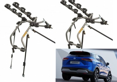 BIC PORTABICI POSTERIORE FABBRI 3 BICI NISSAN QASHQAI ANNO 2016 UOMO DONNA MB SPECIA 