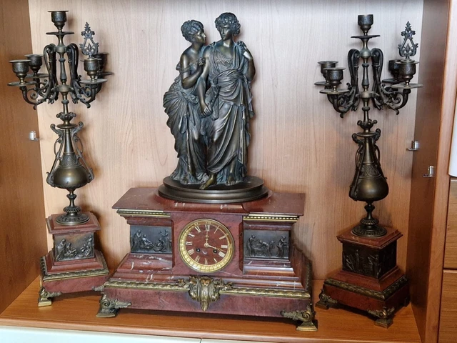 Trittico orologio vintage Barocco