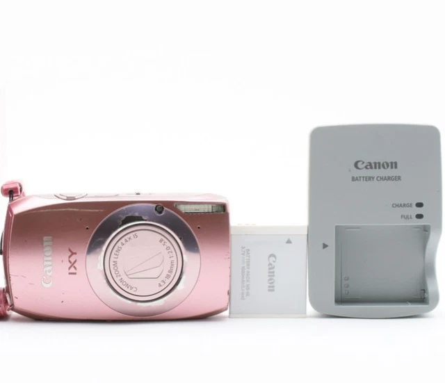 CANON IXY 32S Pink Compact Digital Camera with Box