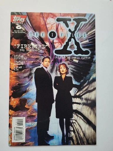 The X-Files Comic Book #6 "Firebird" - 1995 Vol. 1 No. 6 Fox TV