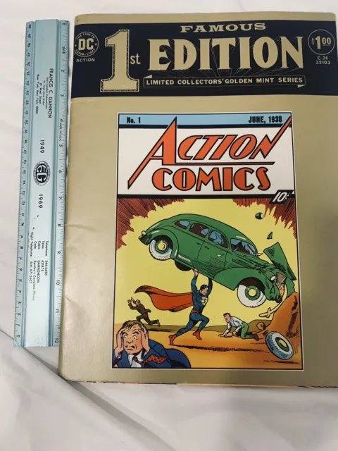 Famous First Edition #C-26 1974 Action Comics Limited Collector's Golden Mint