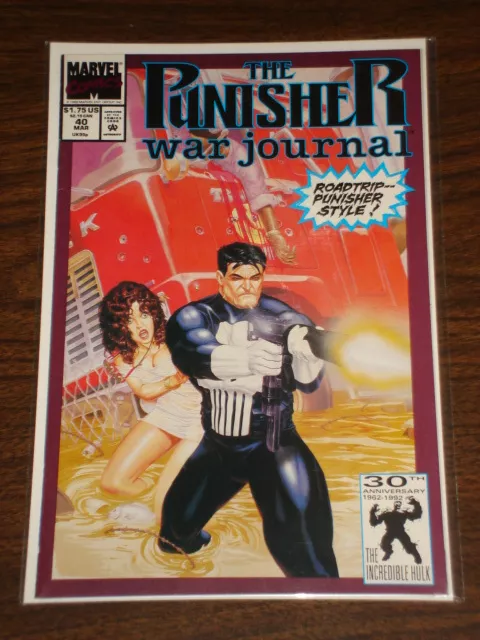 Punisher War Journal #40 Vol1 Marvel Comics March 1992