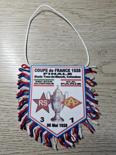 Fanion Football - Finale Coupe De France 1923/1924 - OM Marseille Vs FC Cette (Sète)