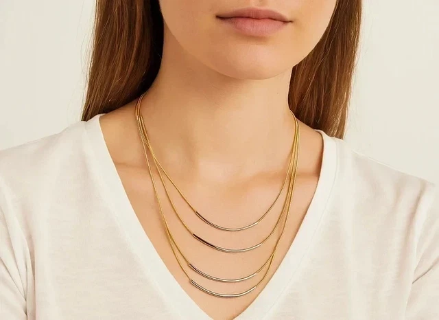 Collier Ras De Cou Réminiscence - Occasion, Marque Française, Idéal Pour Un Look Minimaliste Et élégant