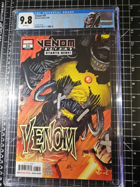 Venom #26 2020 1st Distributed Appearance Of Virus CGC 9.8