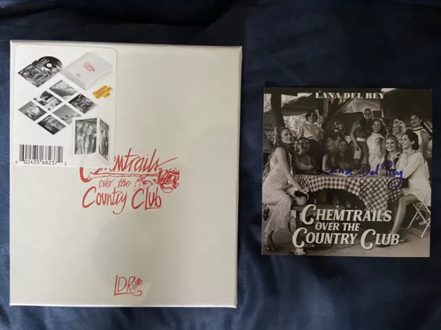 Lana Del Rey "Chemtrails Over The Country Club" Deluxe Cd Box Set + Signed Card
