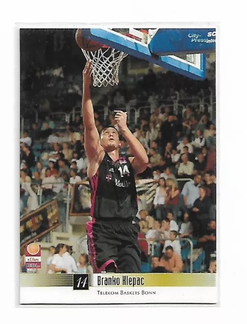 BBL Playercard - 03-04 - Branko Klepac - Telekom Baskets Bonn #029