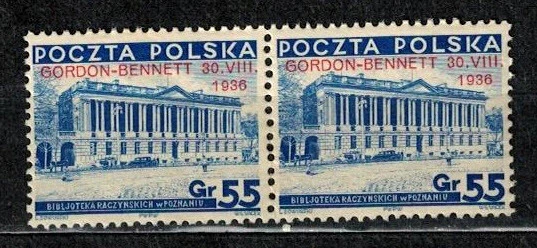 Poland Fischer # 293 Gordon Bennett Intl. Balloon Race . 1936