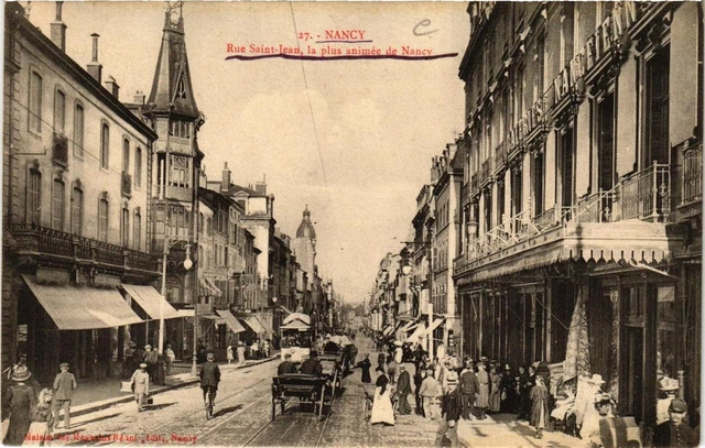 CPA AK NANCY NANCY St-JEAN Most Animated Street by NANCY (680650)