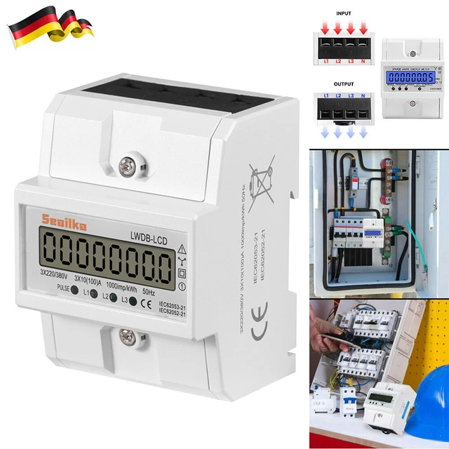 Contatore Di Corrente Alternata LCD Contatore Di Corrente Geeicht - Foto 11