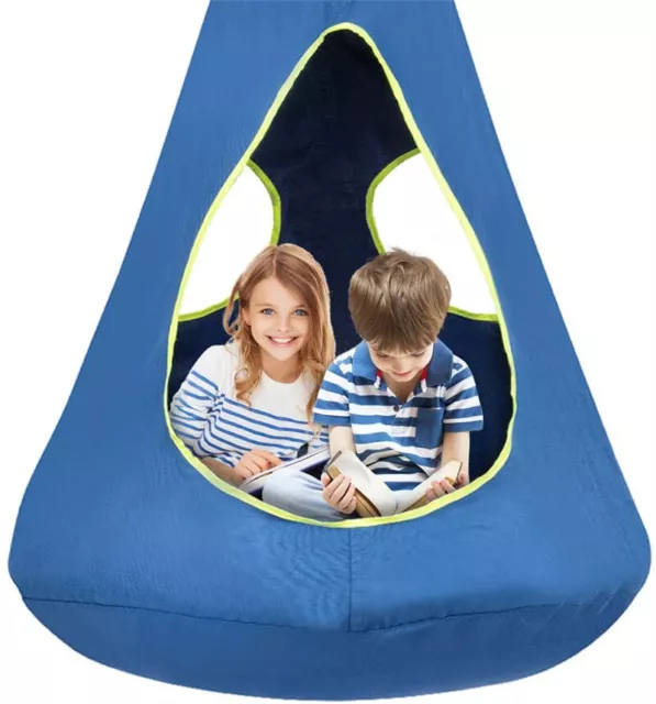 Kids Nest Swing Chair Nook, Hanging Seat Hammock for Indoor Outdoor Use